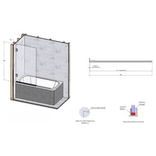 Load image into Gallery viewer, Crest Alto 800 Single Hinged Door Bath Screen
