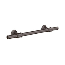 Load image into Gallery viewer, Axor Massaud 392mm Grab Bar Brushed Black Chrome
