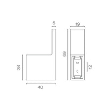 Load image into Gallery viewer, Metro Robe Hook/Towel Hanger Matt Black
