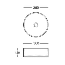 Load image into Gallery viewer, Kolor Radial 360 Countertop Basin - Rose Beige
