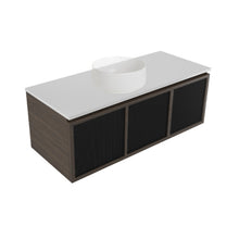 Load image into Gallery viewer, Elementi 1200 Maglia Single Basin Wall Hung Vanity Chocolate
