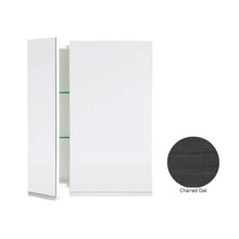 Load image into Gallery viewer, Dante Plus 600 2 Door Mirror Cabinet - Charred Oak
