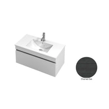 Load image into Gallery viewer, Lulu 46 Drawers - 900 Wall Vanity - 1 Drawer Charred Oak
