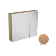 Load image into Gallery viewer, 900 Una Mirror Cabinet 3 Door Natural Oak
