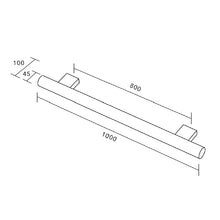 Load image into Gallery viewer, Heiko 1000mm 12 Volt Vertical Heated Pole Towel Warmer Matte White
