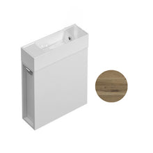 Load image into Gallery viewer, Spin 450 Wall Hang Vanity Right - 1 Door + Towel Hook Classic Walnut Timberland
