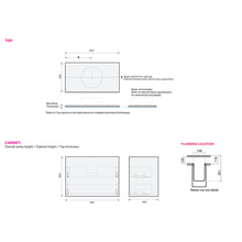 Load image into Gallery viewer, Fusion 50 - 900 Maxi Wall 2 Drawer Wall Hang Vanity Atmos Matte

