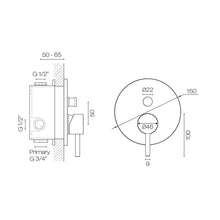 Load image into Gallery viewer, Swiss Diverter Mixer Stainless Steel
