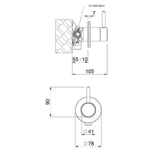 Load image into Gallery viewer, Methven Turoa Diverter Brushed Stainless Steel
