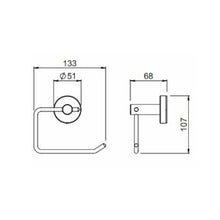 Load image into Gallery viewer, Turoa Toilet Roll - Stainless Steel
