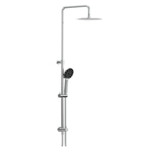 Load image into Gallery viewer, Tube Round 3 Function Shower Column with 200mm Rainhead Chrome
