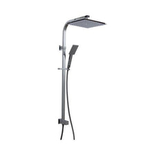 Load image into Gallery viewer, Tube Square Column Shower with 200mm Rainhead Chrome
