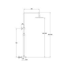Load image into Gallery viewer, Waterware Urban 3 Fct Shower Tower Brushed Stainless
