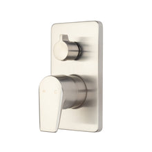 Load image into Gallery viewer, Voda Olympia Bath Shower Diverter Mixer Brushed Nickel
