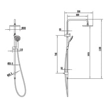 Load image into Gallery viewer, Methven Wairere Shower System Black

