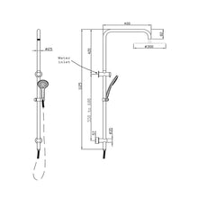 Load image into Gallery viewer, Waterware Pioneer Shower Tower Brushed Gold
