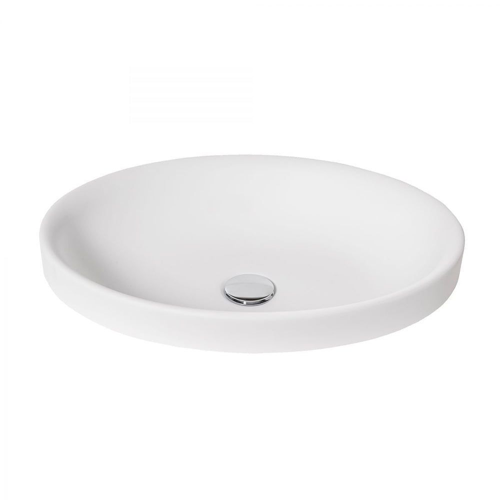 Neso Kordura Semi Recessed Basin Matt White