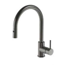 Load image into Gallery viewer, Buddy Round Spout With Pull Out Spray Kitchen Mixer Aged Iron
