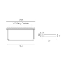 Load image into Gallery viewer, Como 200mm Towel Ring Brushed Nickel
