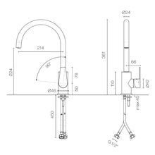 Load image into Gallery viewer, Eco Style Kitchen Mixer Chrome
