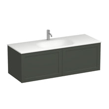 Load image into Gallery viewer, Hampton Spio 1200 2 Drawer Wall Vanity Kombu Green
