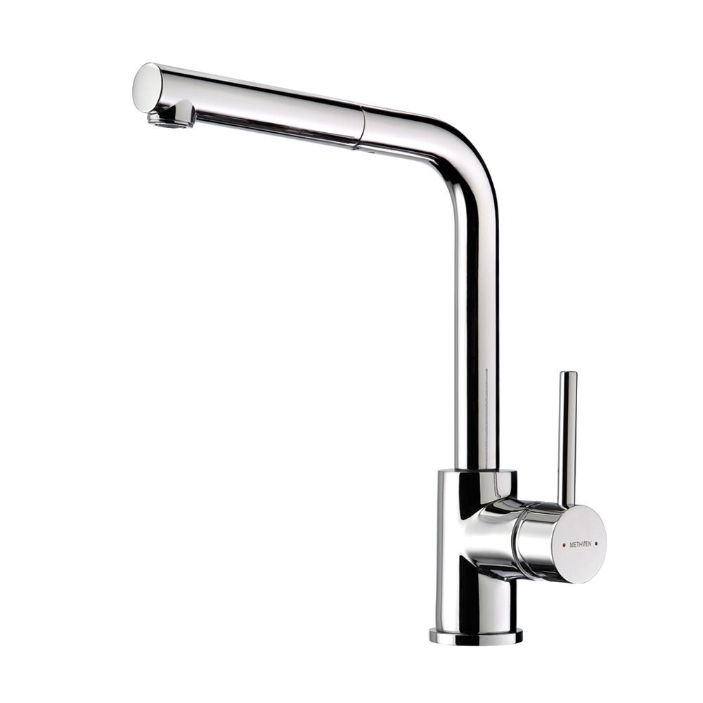 Minimalist Metro Kitchen Mixer Pull-Out Spray Chrome