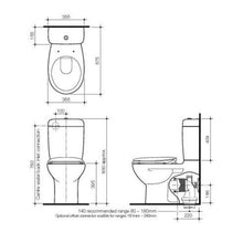 Load image into Gallery viewer, Caroma Opal 2000 Wall Faced Toilet Suite
