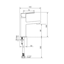 Load image into Gallery viewer, Blaze Basin Mixer Matte Black
