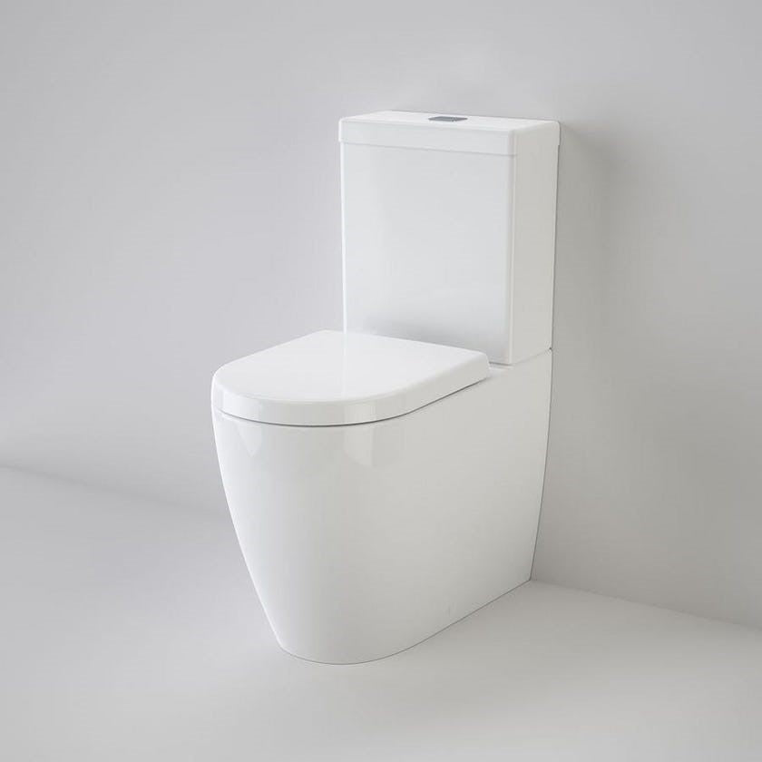 Urbane Cleanflush Wall Face Back Entry Toilet Arc Soft Close Seat White