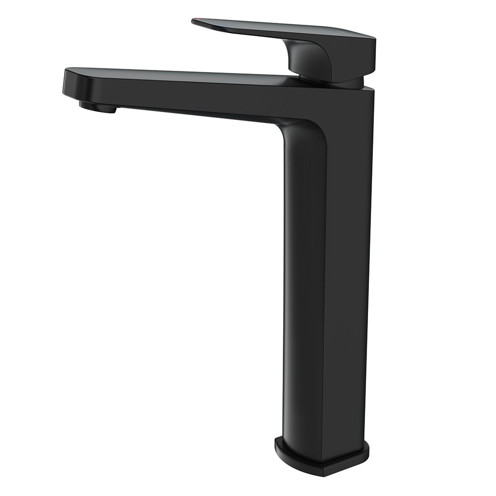 Waipori Hi-Rise Basin Mixer Matte Black