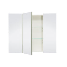 Load image into Gallery viewer, 900 Dante 3 Door Mirror Cabinet White
