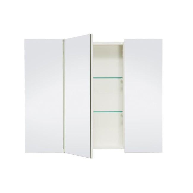 900 Dante 3 Door Mirror Cabinet White