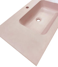 Load image into Gallery viewer, Bare Concrete 900mm Vanity Basin Pink Finish
