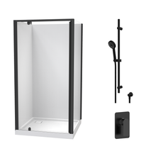 Load image into Gallery viewer, 1000 x 1000 Nevis Black Shower Package
