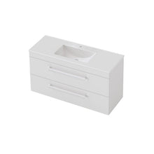 Load image into Gallery viewer, Riva Classic 1200 2 Drawer Wall Hung Vanity White
