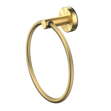 Load image into Gallery viewer, Tūroa Hand Towel Ring Brushed Gold
