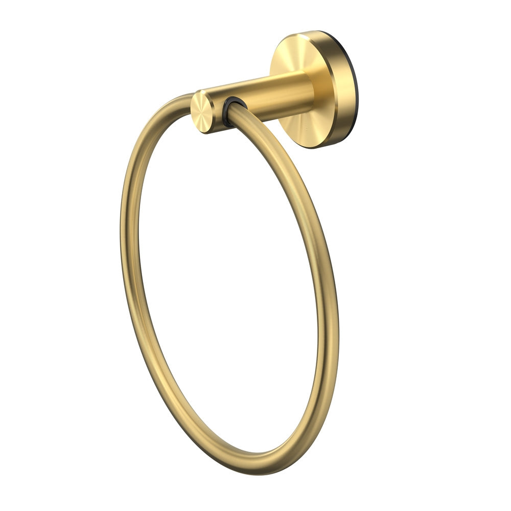 Tūroa Hand Towel Ring Brushed Gold